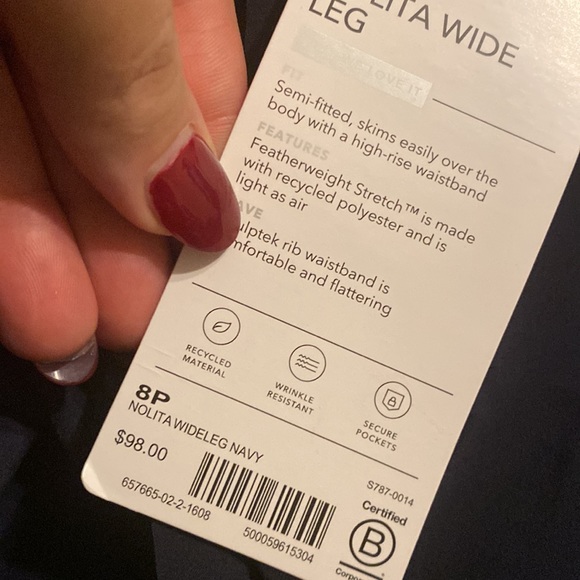Athleta Nolita Wide Leg // Navy #657665 - Picture 10 of 16